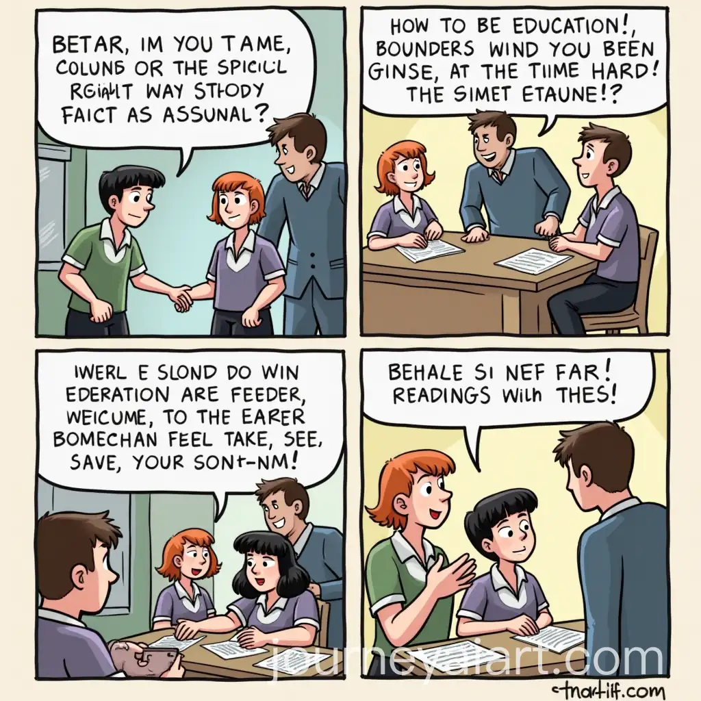 Engaging-Comic-Strip-Depicting-School-Life-and-Education