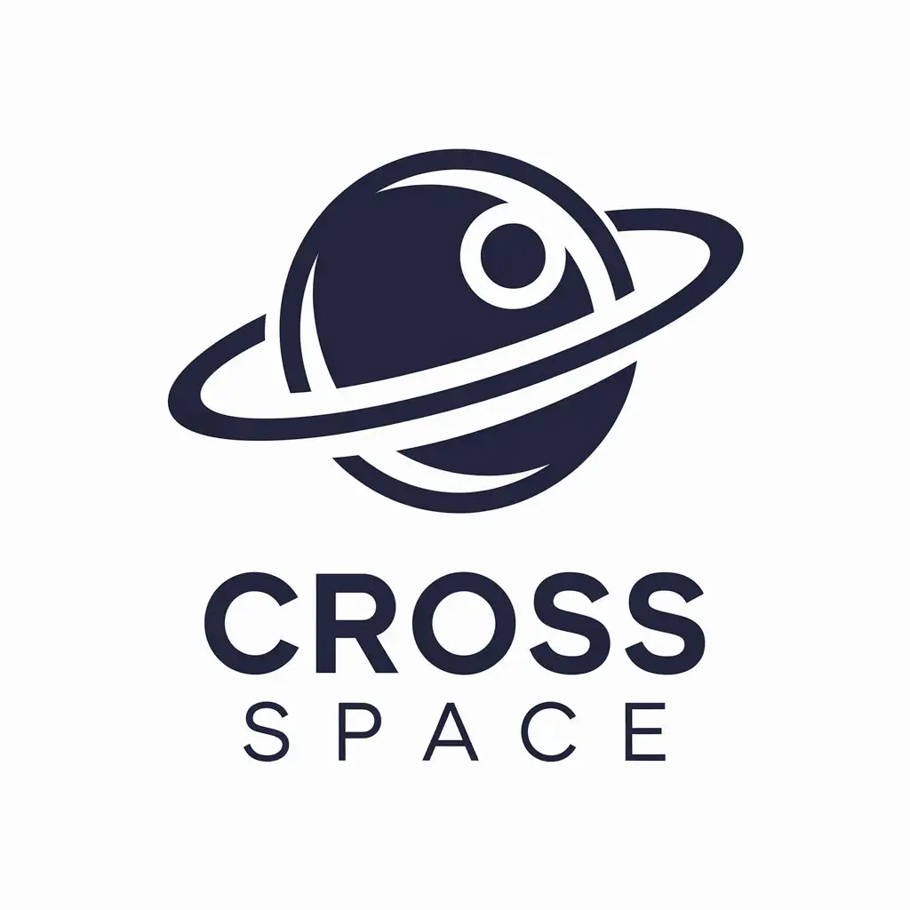 LOGO Design for Cross Space Universe Theme with Modern Event Industry Style and Clear Background