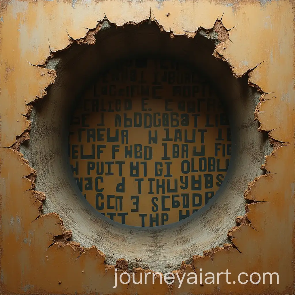 A-TimeWorn-Wall-with-Floating-Capital-Letters-and-Broken-Art-Traces