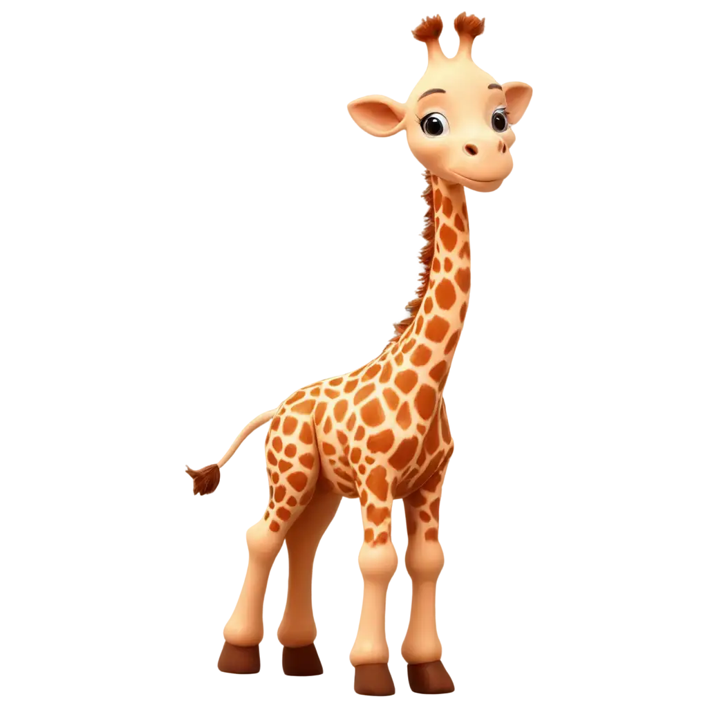 Adorable-Cartoon-Giraffe-PNG-Image-Enhance-Your-Designs-with-HighQuality-Graphics