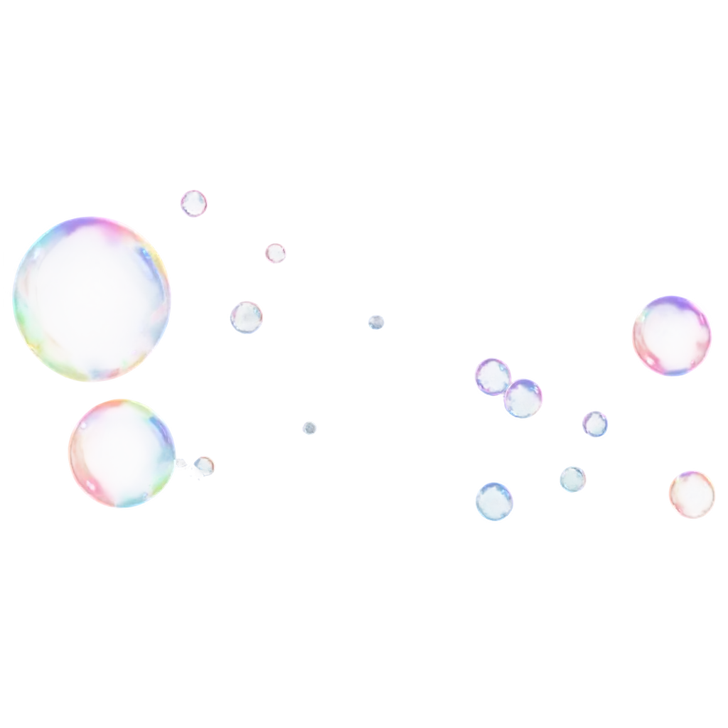 Vivid-Soap-Bubbles-PNG-Image-Captivating-Visuals-for-Online-Content