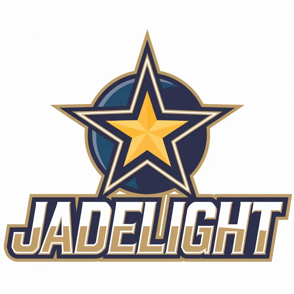 LOGO Design for Jadelight Vector Shine Symbol with Moderate Clear Background