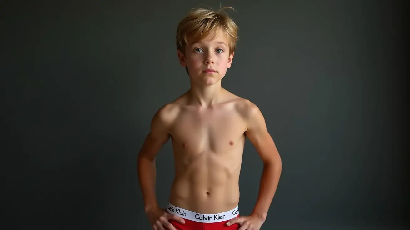 Teenage-Boy-Posing-in-Calvin-Klein-Underwear-Studio-Shot