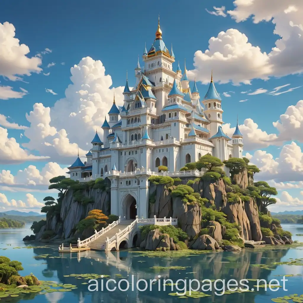 Floating-Cloud-Palace-Surrounded-by-Lakes-and-Golden-Bridges