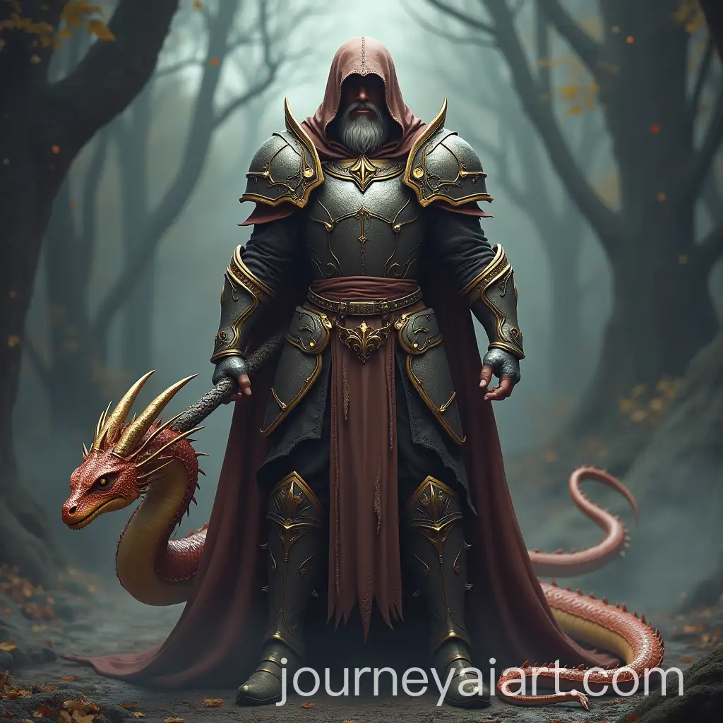 Arcane-Mage-with-Dragon-Pet-in-Magical-Medieval-Armor