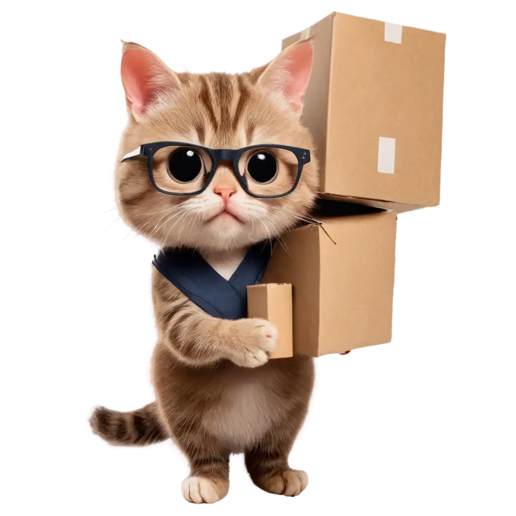 Helmet-Cat-Holding-a-Box-PNG-Image-Creative-AI-Art-Prompt