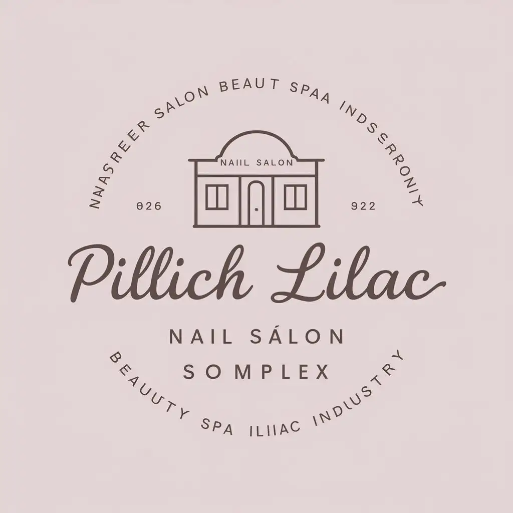 LOGO-Design-For-Pilich-Lilac-Elegant-Nail-Salon-School-Logo-with-Clear-Background