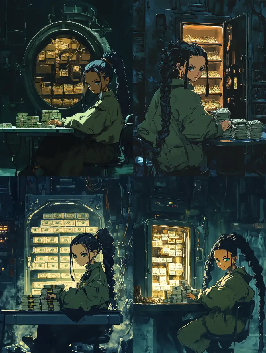 Animestyle-Gritty-Industrial-Scene-with-Character-Counting-Cash-Under-Dim-Light