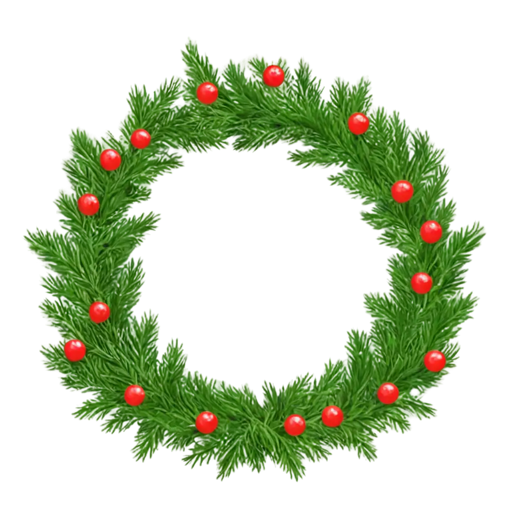 HighQuality-PNG-Christmas-Rosette-Coccarda-Natalizia-Perfect-for-Holiday-Designs