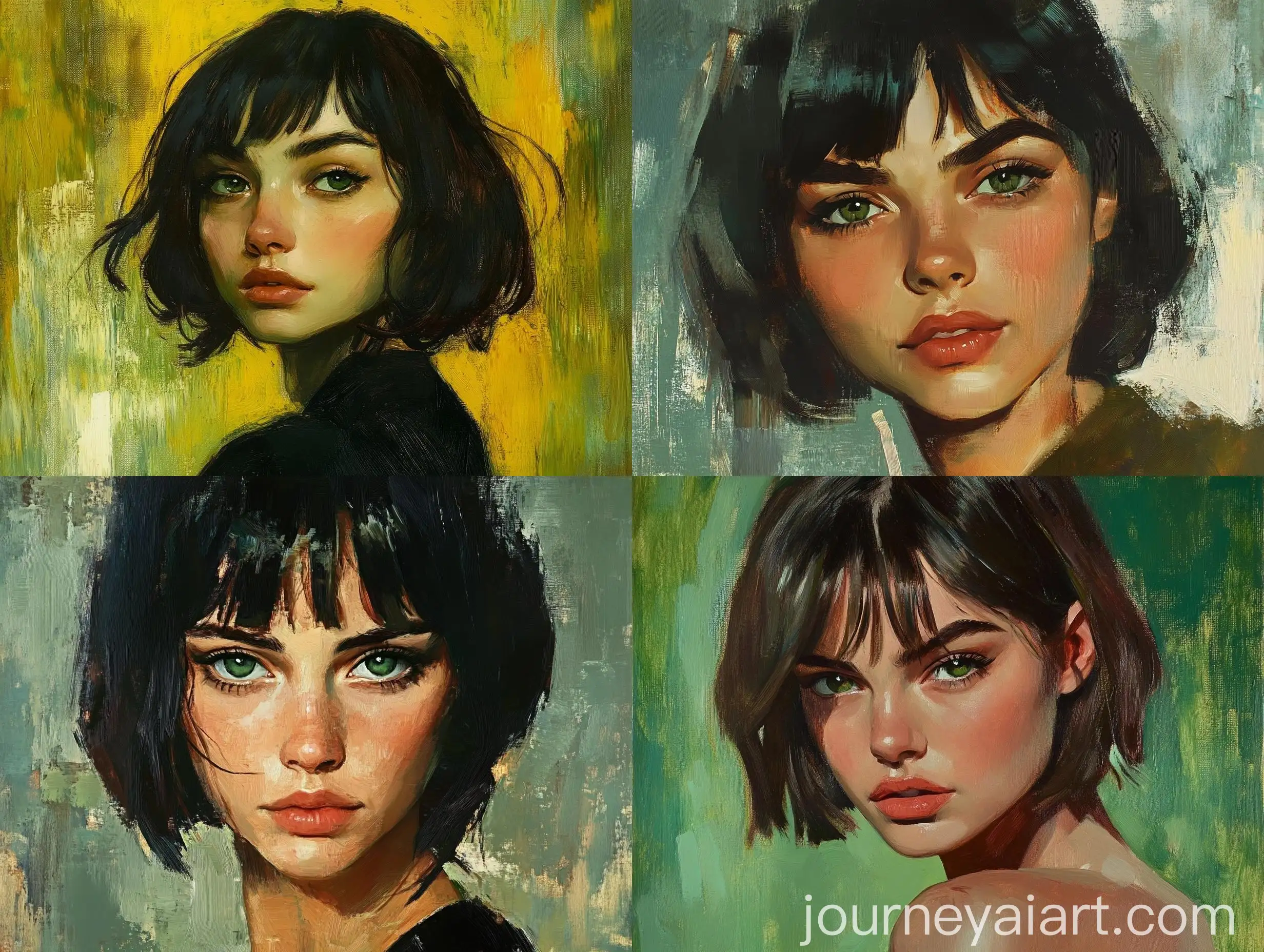 Brunette-Girl-with-Green-Eyes-in-Oil-Painting-Style-Disco-Elysium-Inspiration
