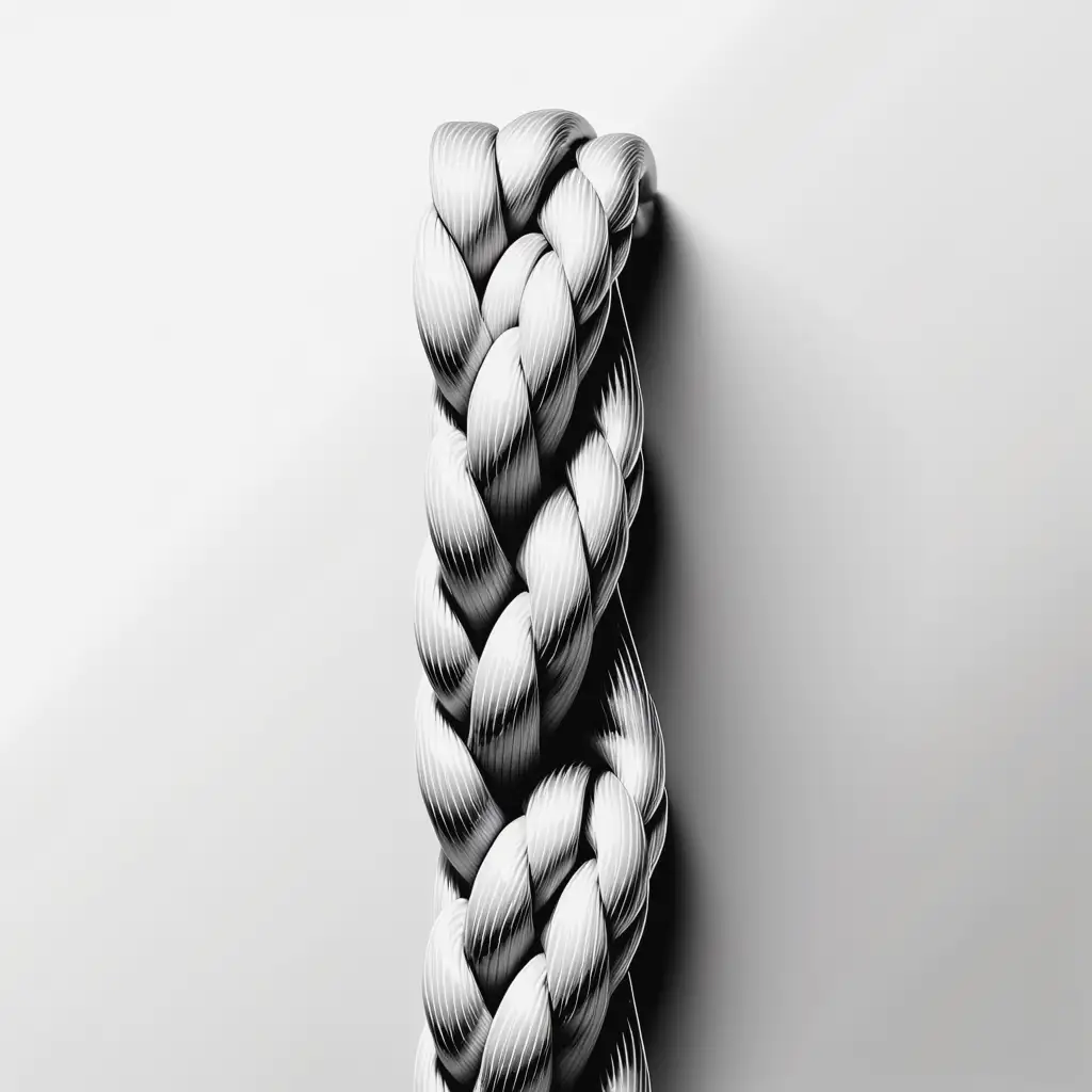 Black-and-White-Icon-of-Three-Braided-Rope-Chords