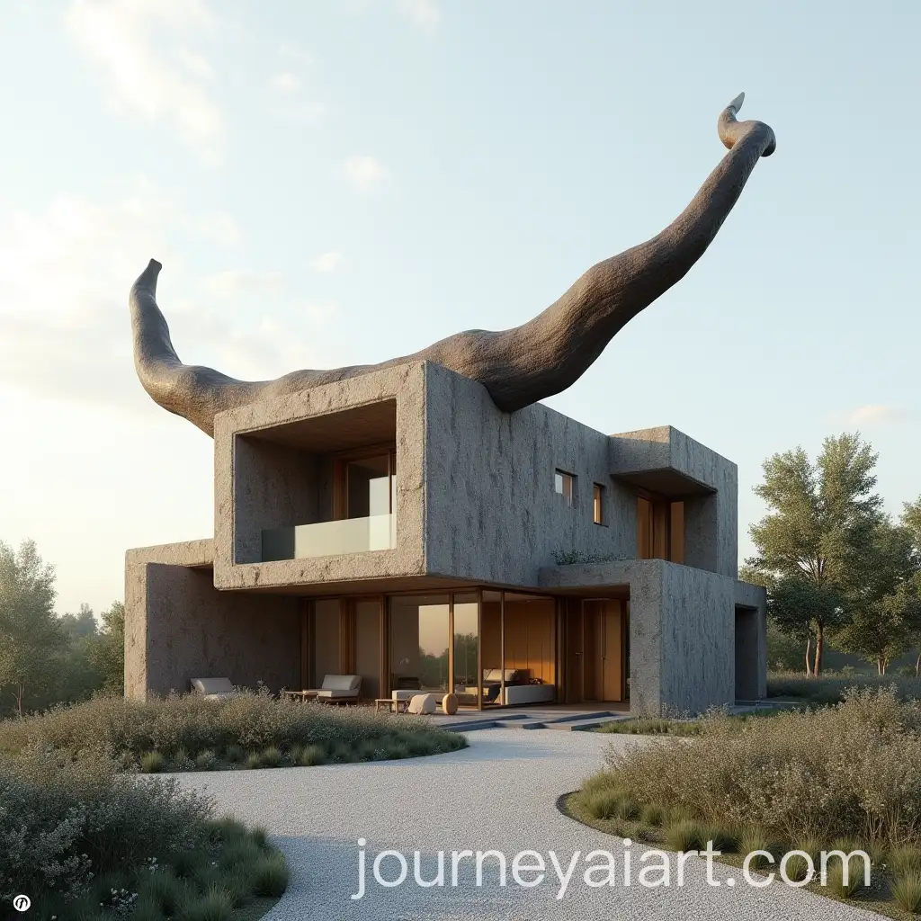 Residential-Building-Inspired-by-Animal-Horns-Architecture