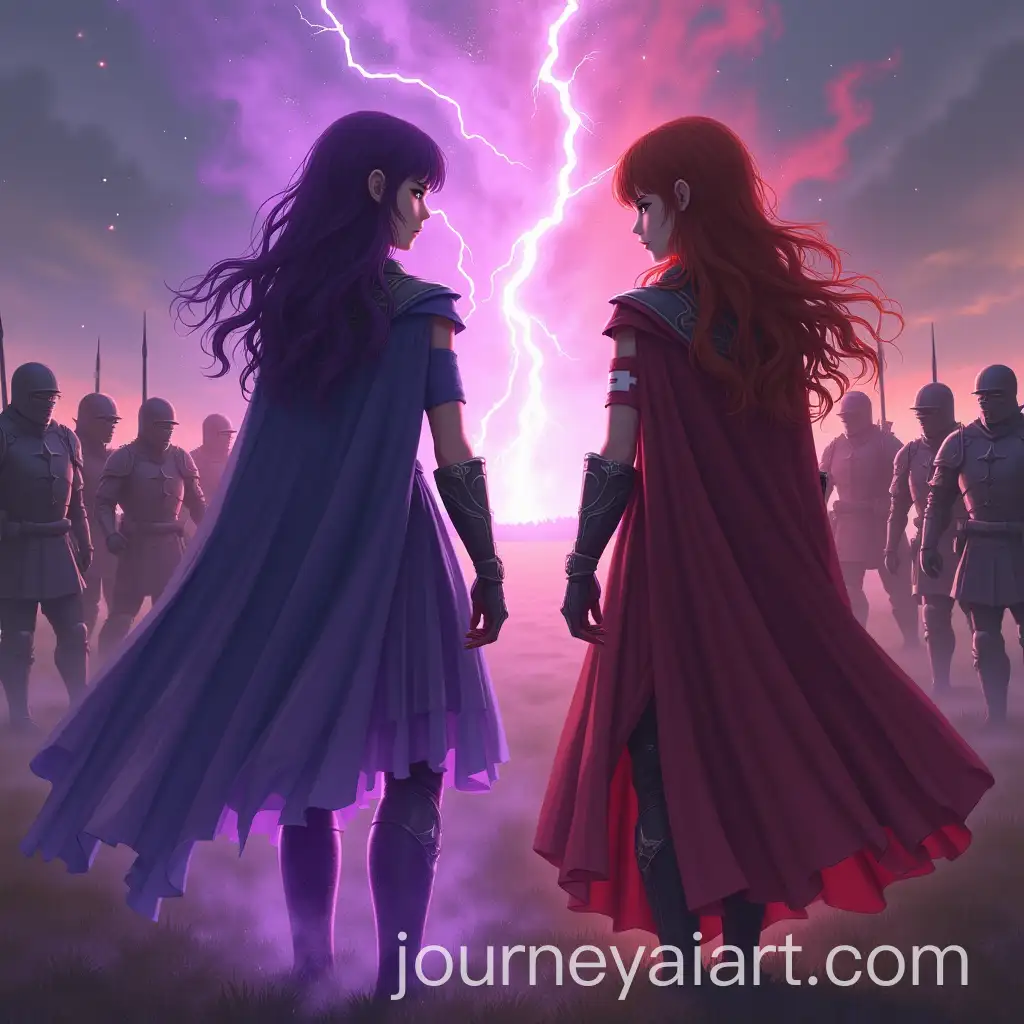 Battlefield-Confrontation-Two-Girls-Magical-Powers-vs-Leadership