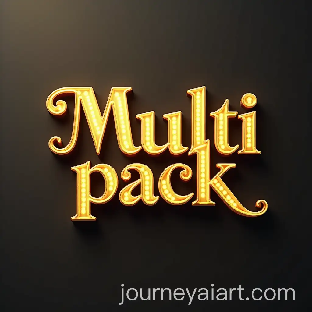 Multipack-Logo-Design-in-Sleek-Contrast-with-Gold-Background
