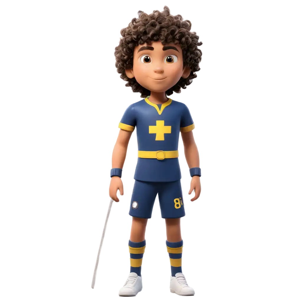 3D-PNG-Image-of-a-Boy-with-Curly-Hair-and-Brown-Eyes-as-a-Fenerbahe-Fairy-Tale-Hero