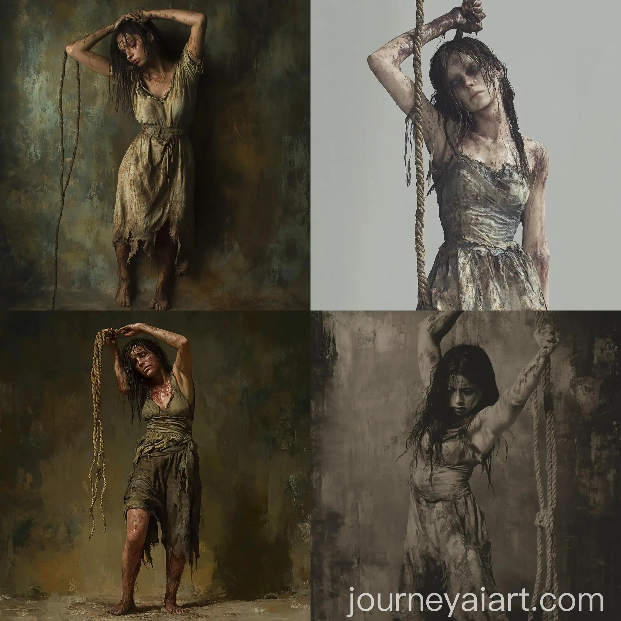 Creepy-Woman-with-Long-Dark-Hair-Holding-Rope-Behind-Her