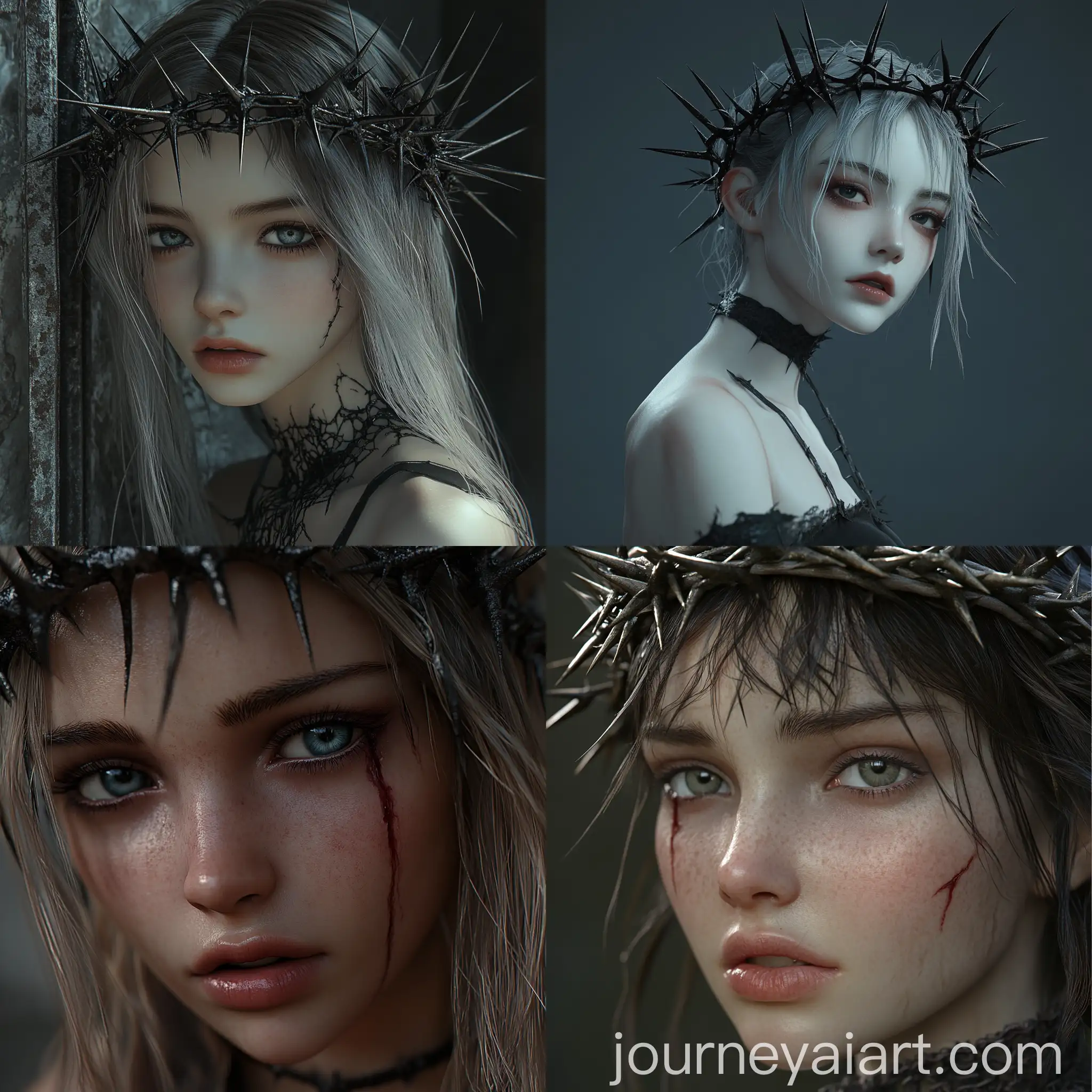 AnimeInspired-Realistic-Portrait-of-a-Girl-in-Crown-of-Thorns
