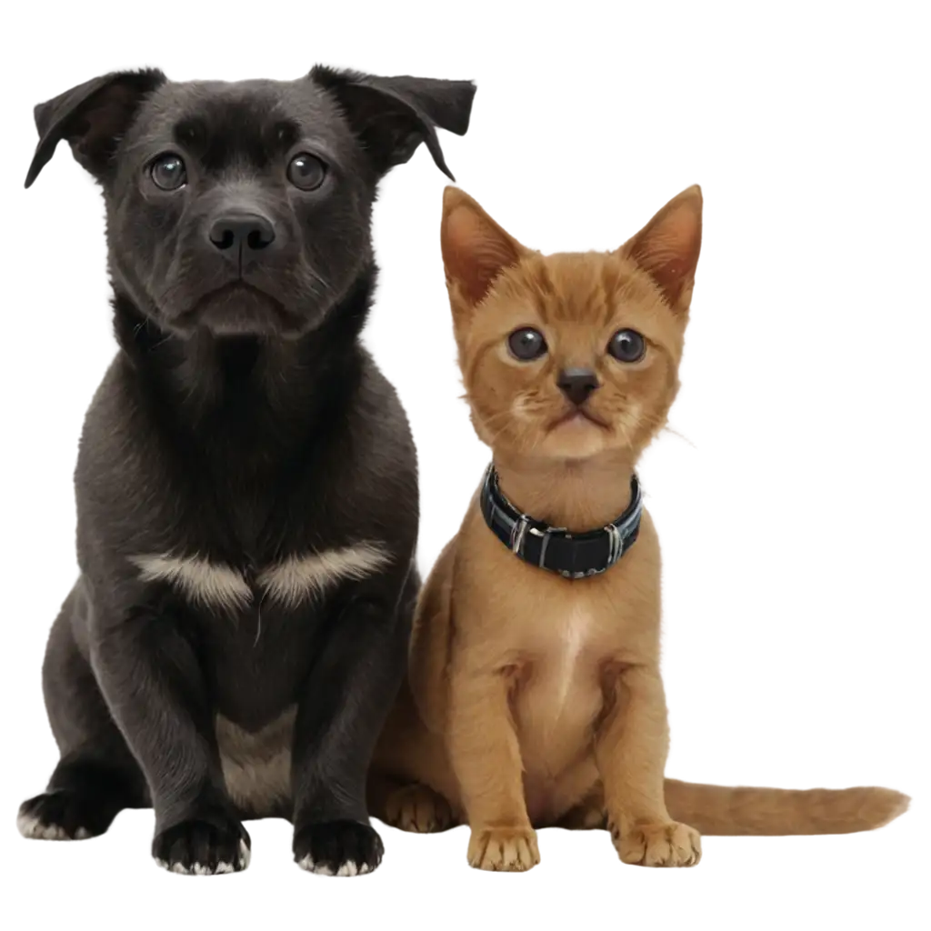 Cat-with-Dog-in-Park-PNG-High-Quality-Animal-Friendship-Image-for-Digital-Use