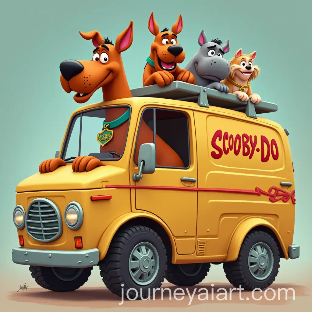 Cartoon-Dog-ScoobyDoo-in-Action