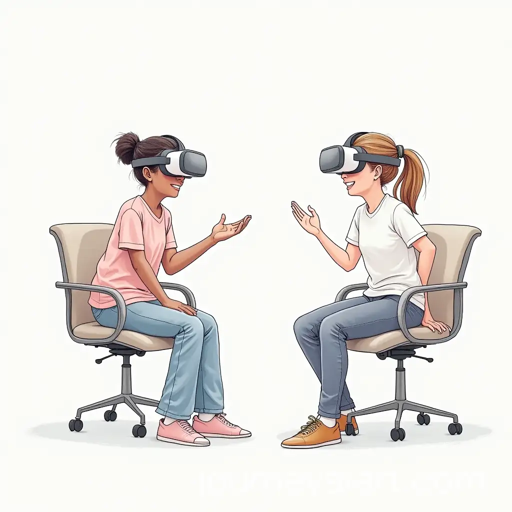 Teachers-and-Students-Engaged-in-Virtual-Reality-Counseling