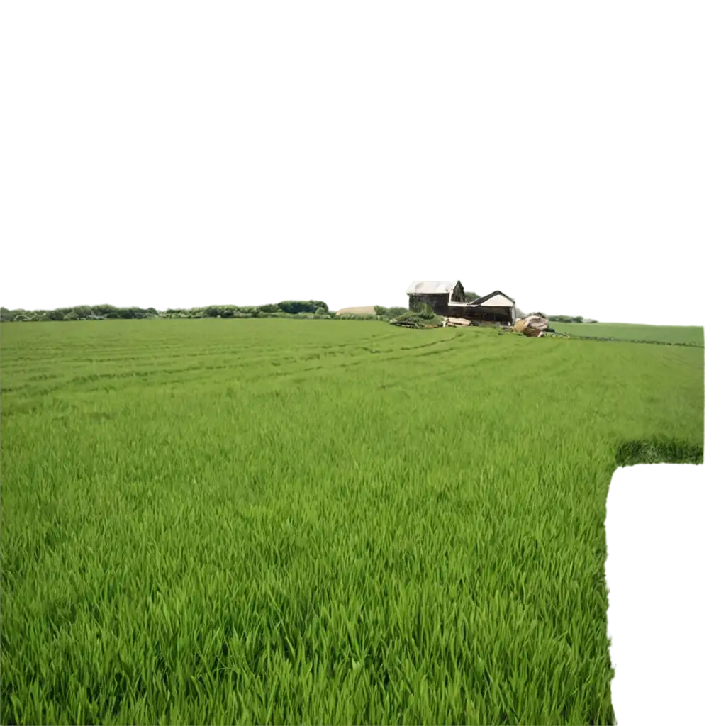 Plain-Green-Farm-PNG-Image-for-Versatile-Use-and-HighQuality-Visuals