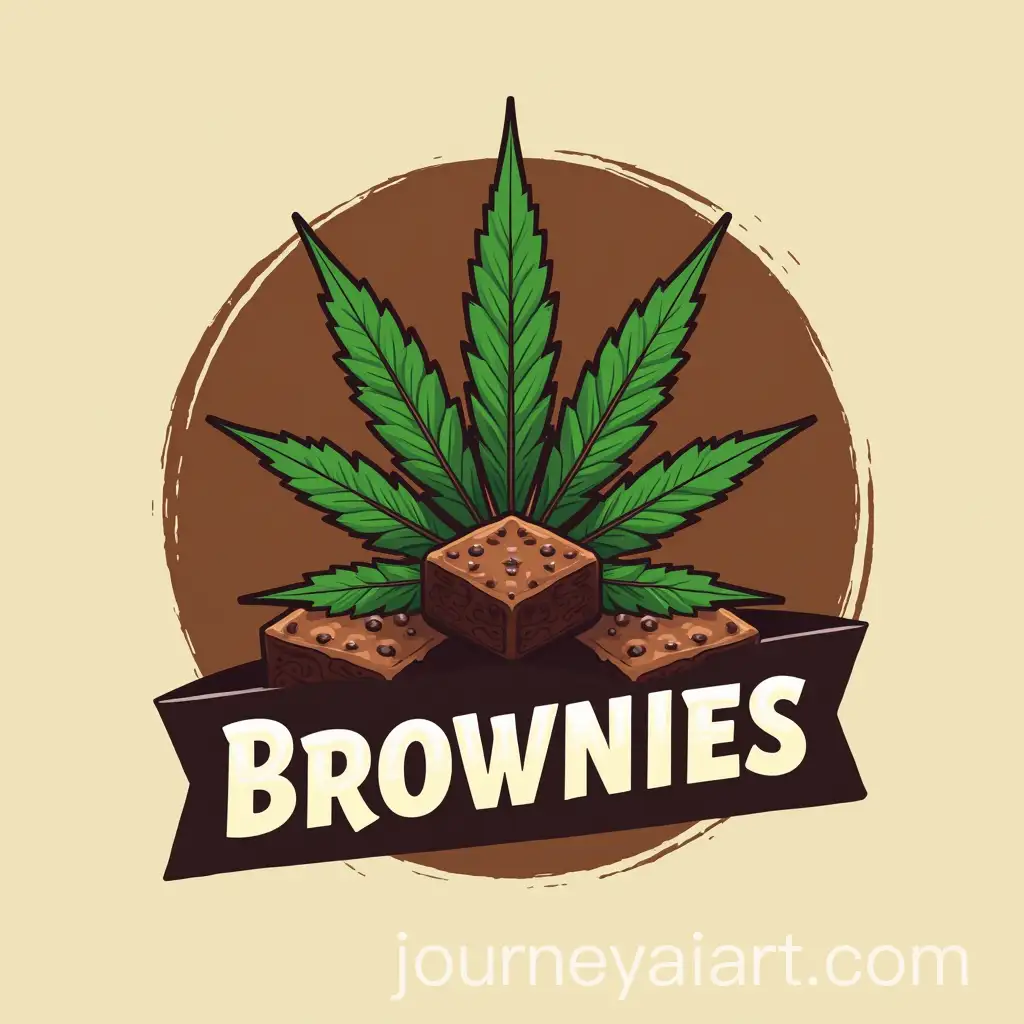 Cannabis-Brownies-Company-Logo-Design-with-Artistic-Flair