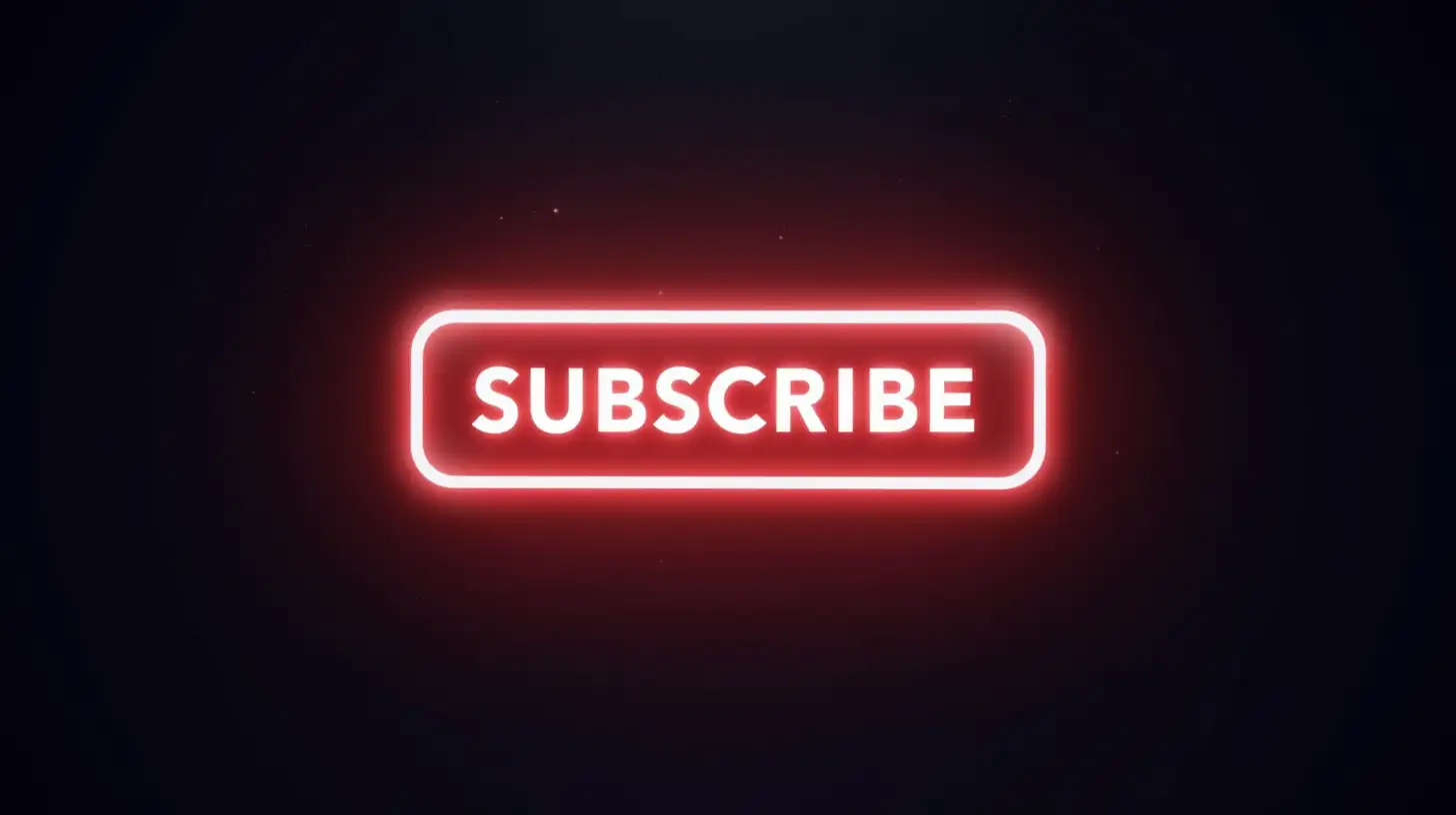 Bright Blinking Subscribe Button Inviting Channel Engagement