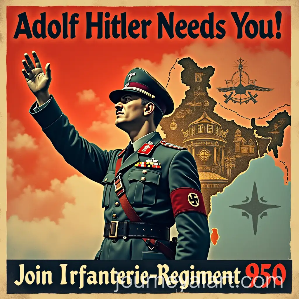 Nazi-Germany-Recruitment-Poster-Aryan-Influence-in-India