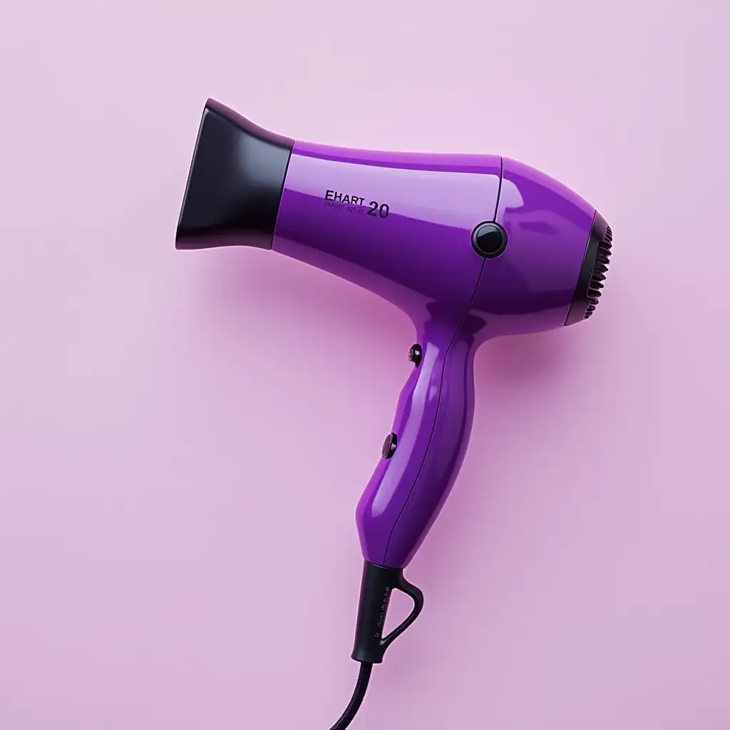 high speed hair dryer in purple color