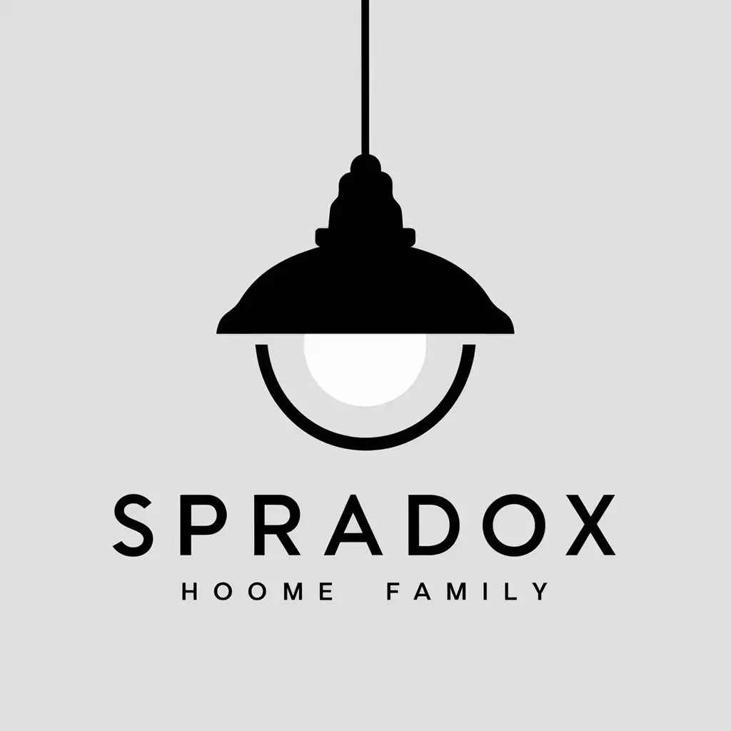 LOGO-Design-For-Spradox-Pendant-Light-Symbol-in-Clean-Vector-Style