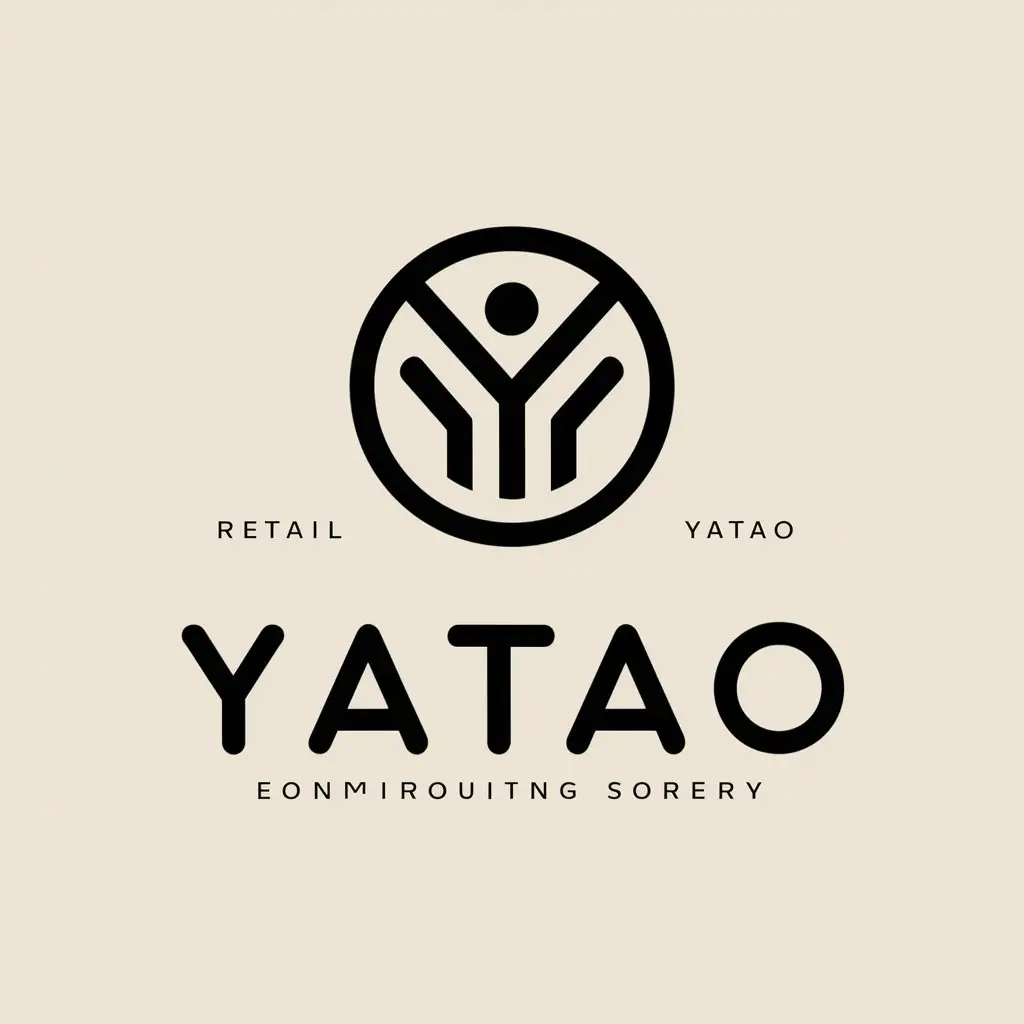 a vector logo design,with the text "Yatao", main symbol:Yatao,Moderate,be used in Retail industry,clear background