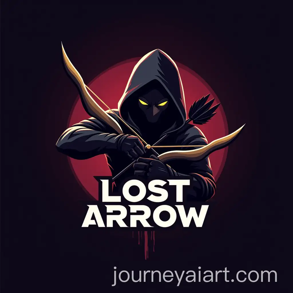 eSports-Logo-Design-ExpansioneSports-Gaming-Logo-for-LOST-ARROW-Featuring-a-Hooded-Archer