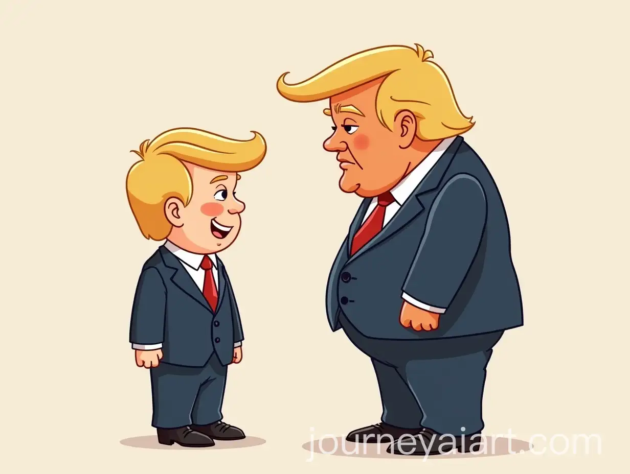 Child-Version-of-Donald-Trump-with-Adult-Head-in-Classic-Suit