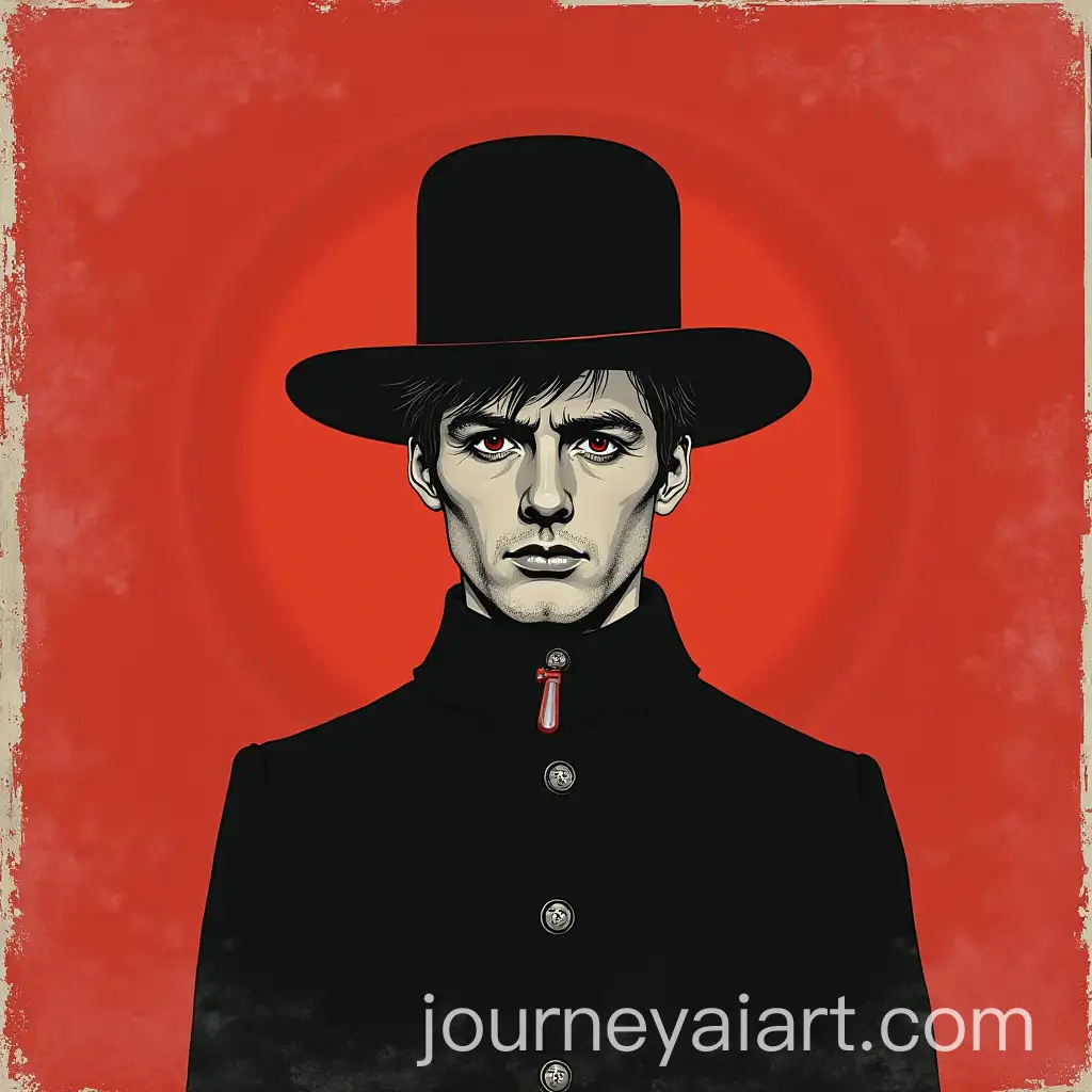 PostPunk-Musician-Album-Cover-in-Soviet-Style-Joy-Division-Influence