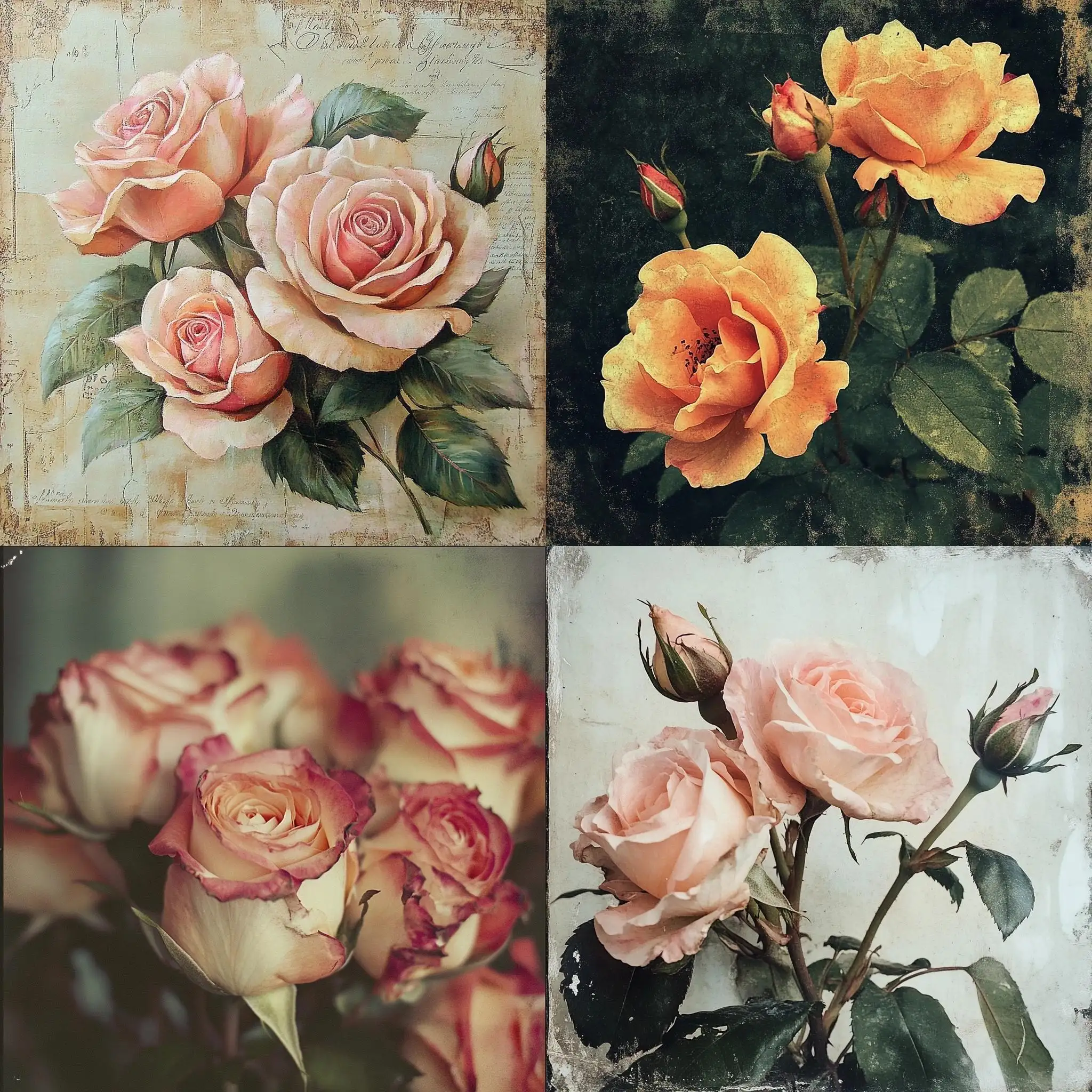 Vintage-Style-Roses-in-a-11-Aspect-Ratio