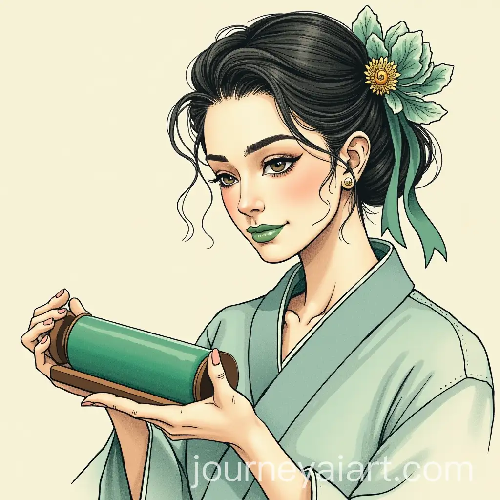 Women-Using-Hand-Drawn-Jade-Roller