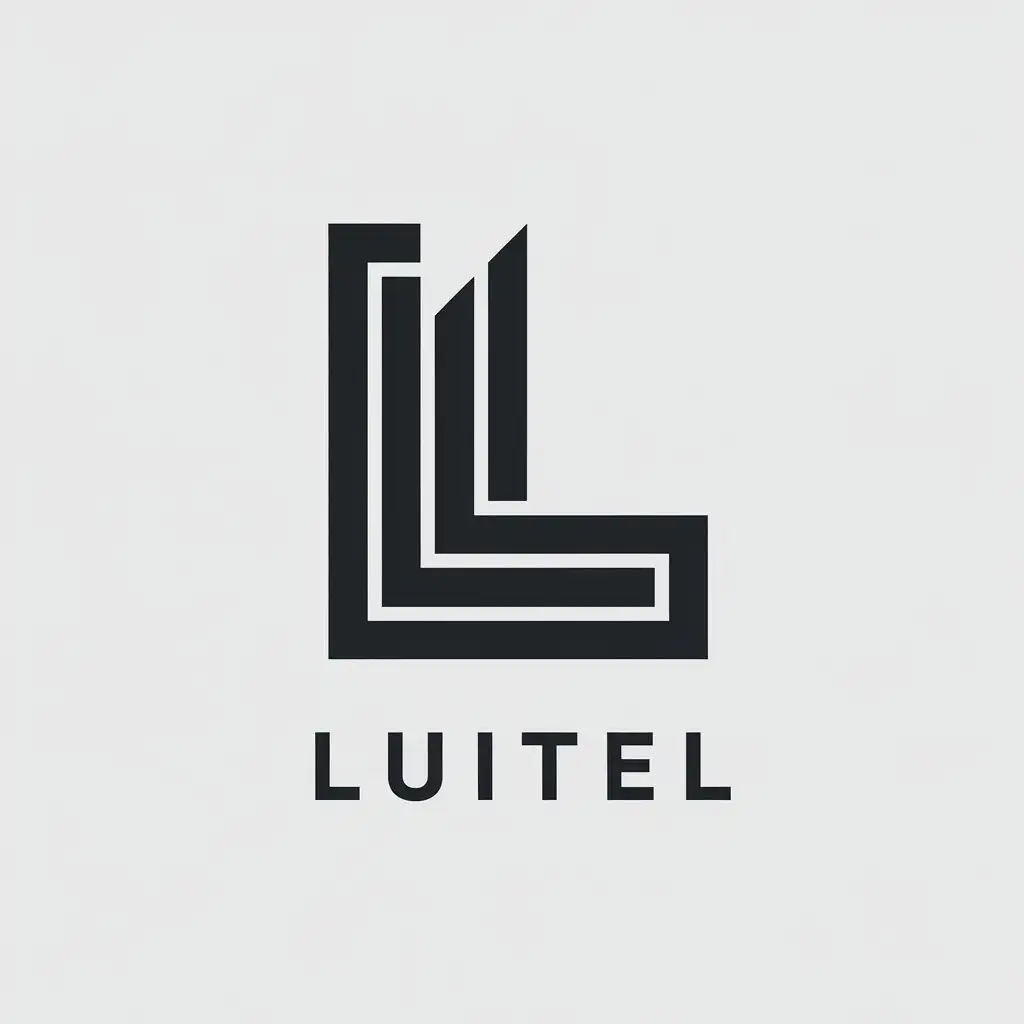 LOGO Design for Luitel Vector with Modern Symbol and Clear Background for Business Industry