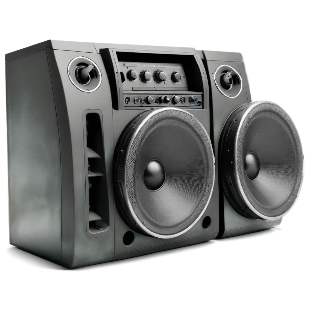 RealisticPNG-Image-SEO-Scenarios-3D-Sound-System-PNG-Image-with-Shadow-for-Enhanced-Visual-Clarity