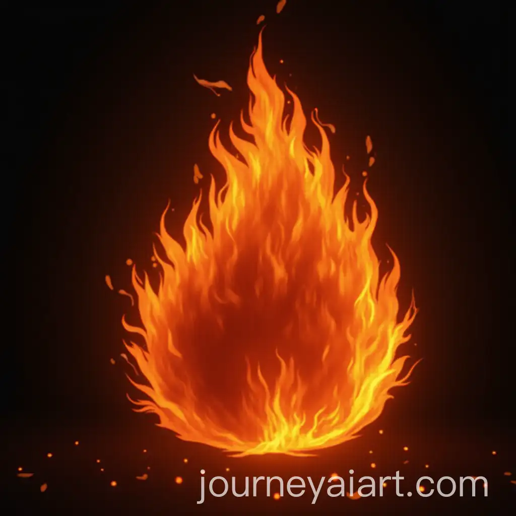 Dramatic-CloseUp-of-a-Fierce-Blaze-with-Vibrant-Flames