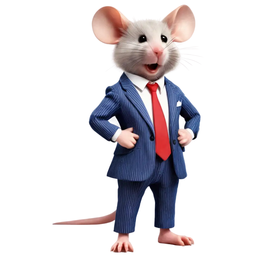 Unique-PNG-Image-Mouse-in-Pinstripe-Suit-for-Creative-Projects