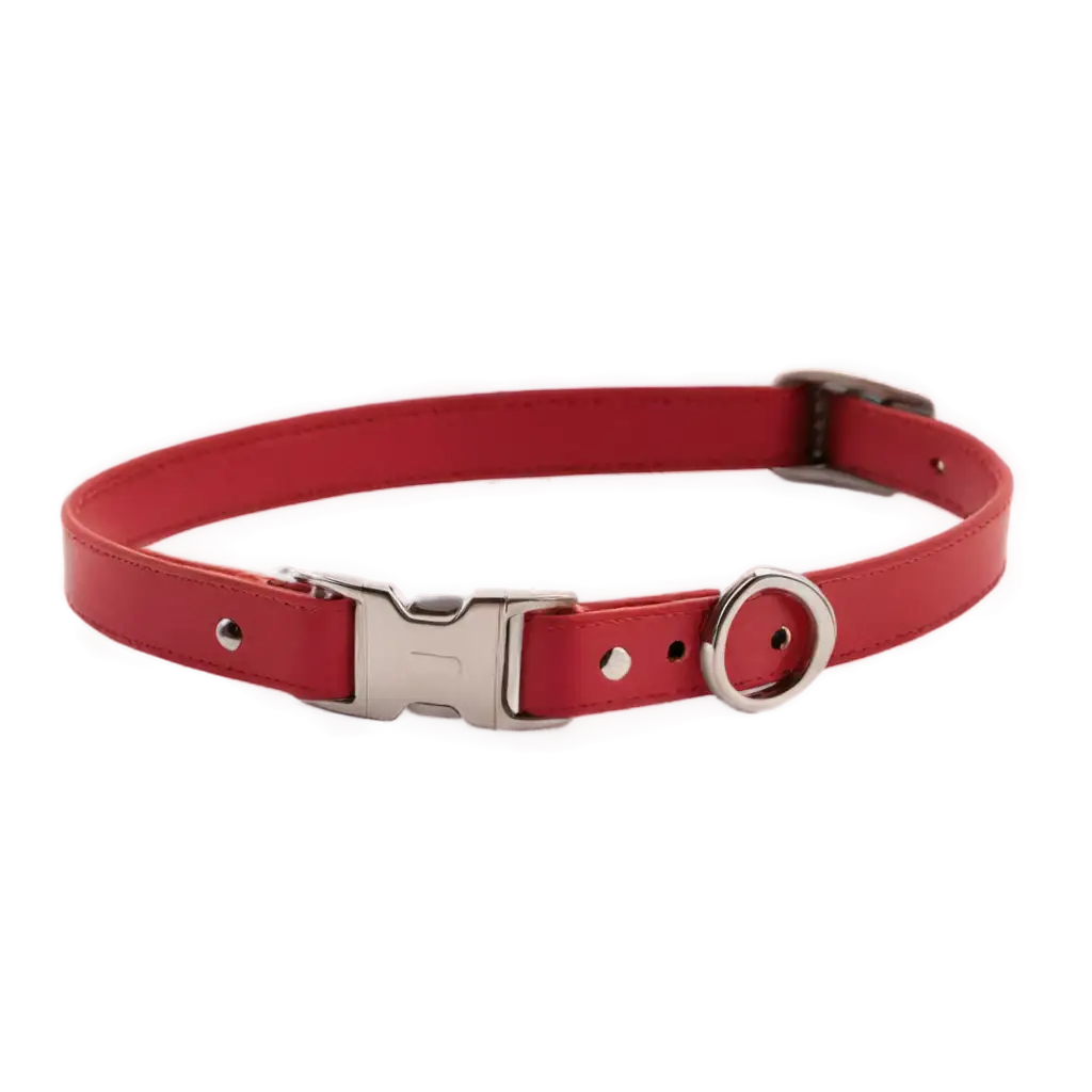 Stylish-Red-Collar-for-Animals-Enhance-Your-Pets-Look-with-HighQuality-PNG-Images