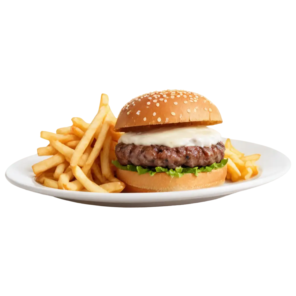 Delicious-Burger-with-White-Sauce-PNG-Image-for-Foodrelated-Content