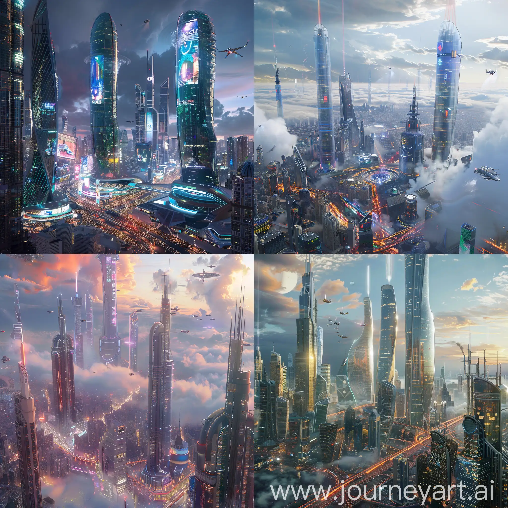 Futuristic-Moscow-Cityscape-with-Skyscrapers-Flying-Vehicles-and-Holographic-Displays