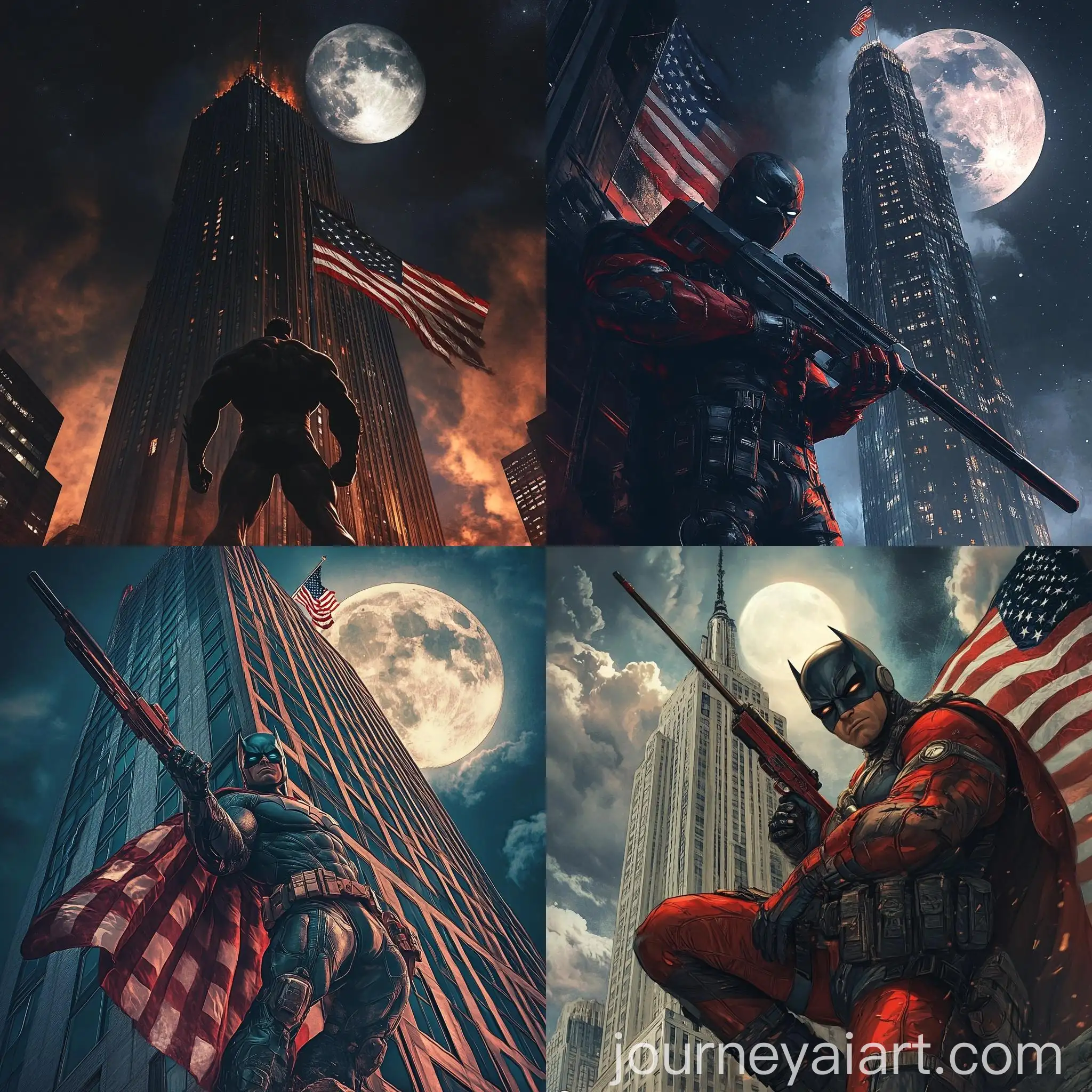 Powerful-Superhero-with-Unique-Weapon-Dominating-Skyscraper-and-Full-Moon-Background