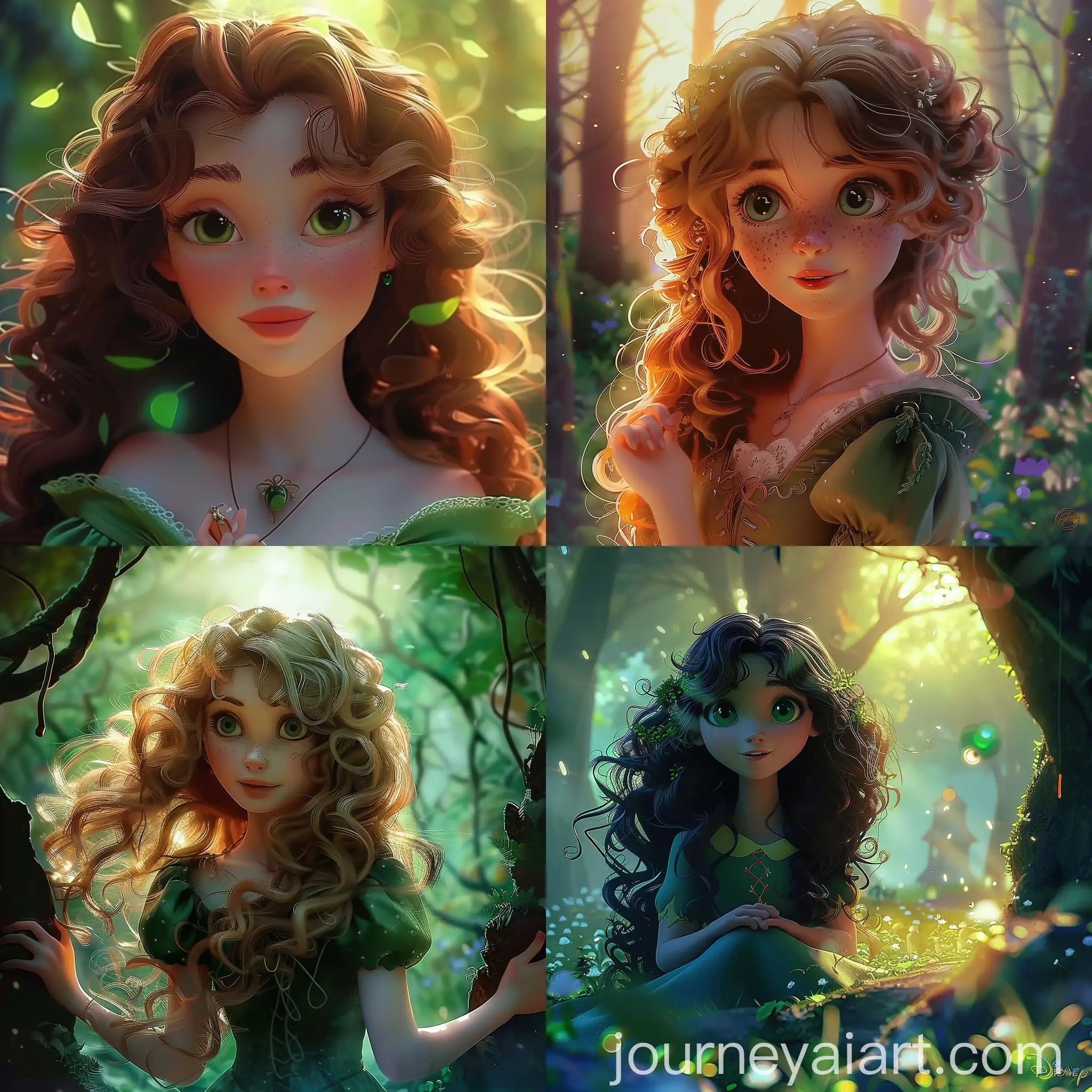 Enchanting-Forest-Girl-in-DisneyInspired-Beauty-Style