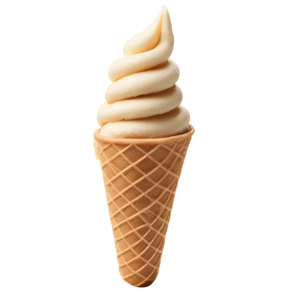 Vanilla-Ice-Cream-Cone-PNG-Image-Perfect-for-Design-Marketing-Web-Use