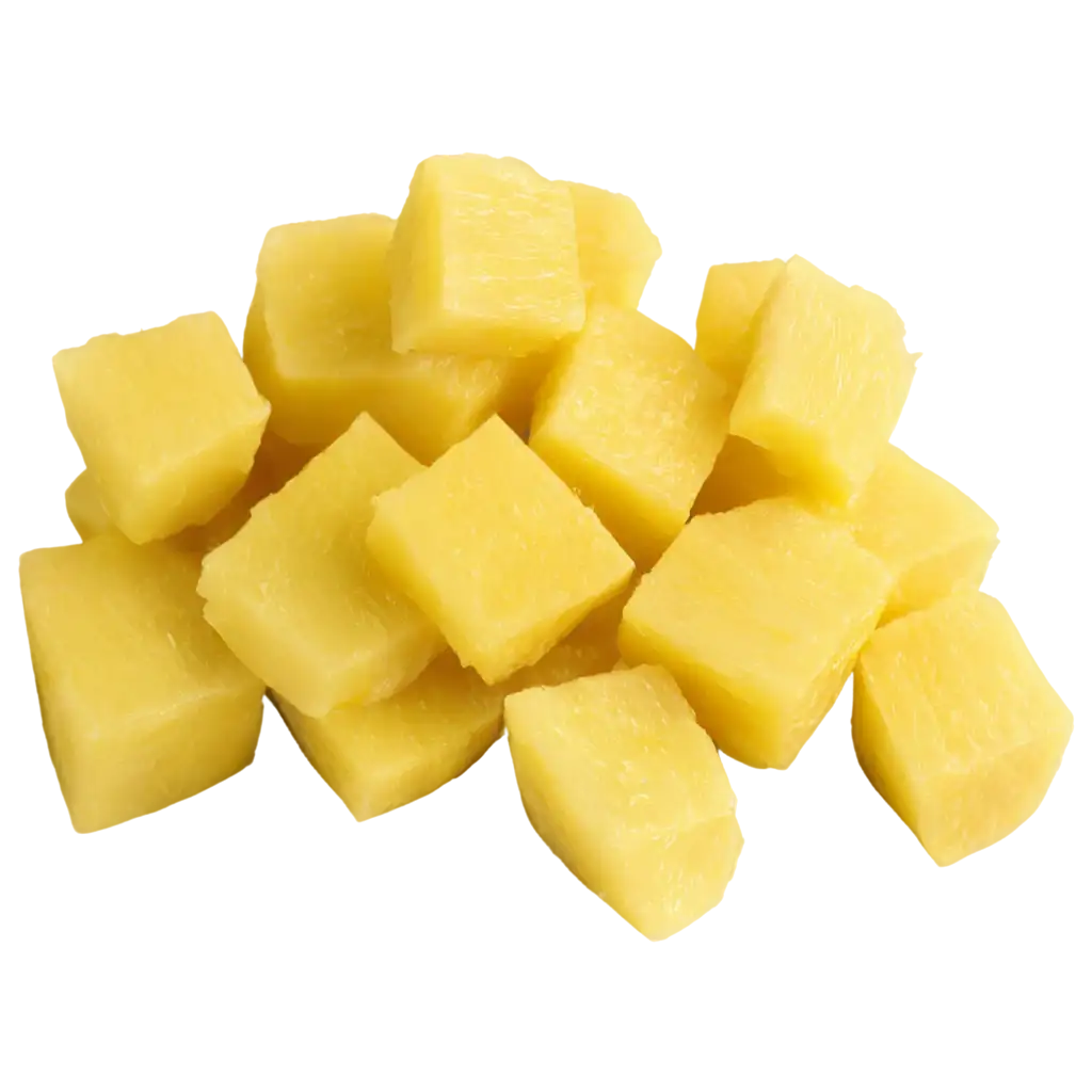 HighQuality-PNG-Image-of-Pineapple-Chunks-for-Creative-Applications