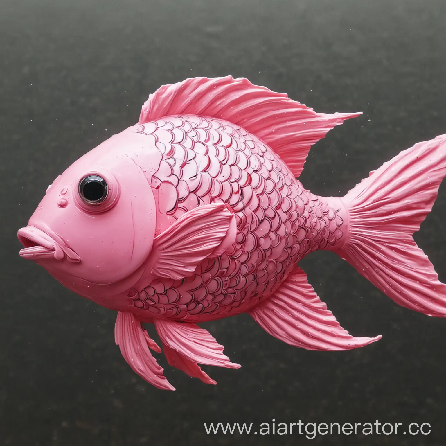 Colorful-Pink-Fish-Swimming-in-Vibrant-Underwater-World