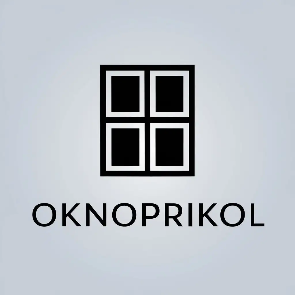 LOGO-Design-For-Oknoprikol-Modern-Window-Vector-Logo-Design