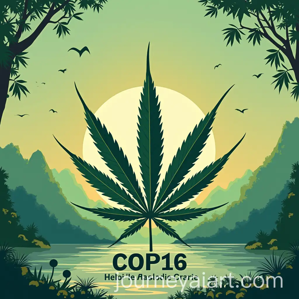Cannabis-Poster-Design-for-COP16-in-Cali-with-Logo-Space